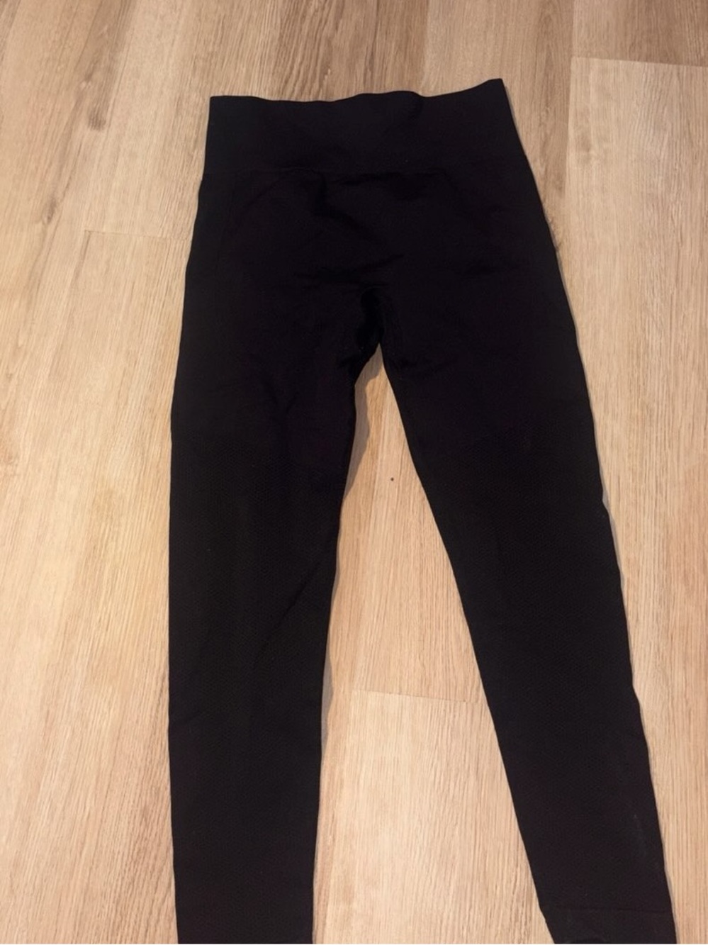 Kids Black High-Waist Active Leggings